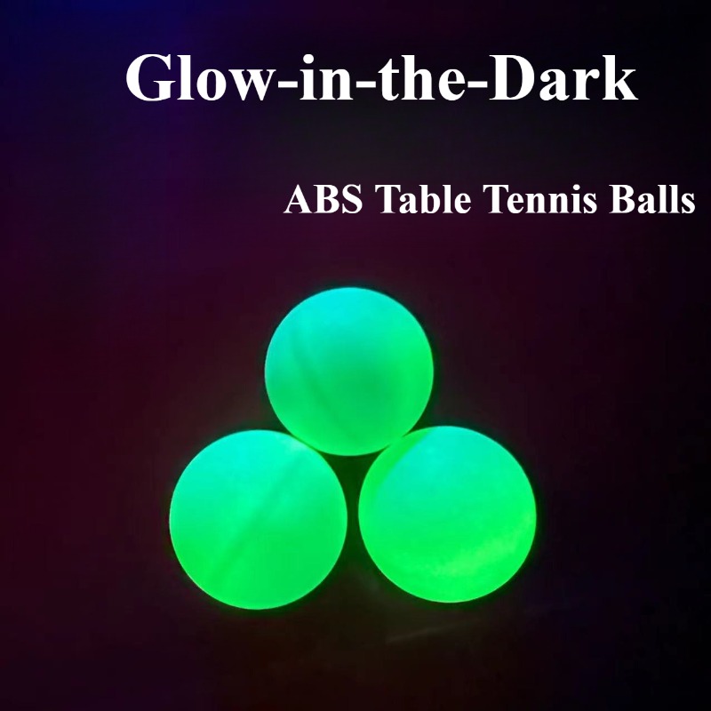 Table Tennis Olympics - 光る卓球ボール 暗闇で光るボール ABS新素材 シーム付き40+耐久性のある卓球ボール エンターテイメント用