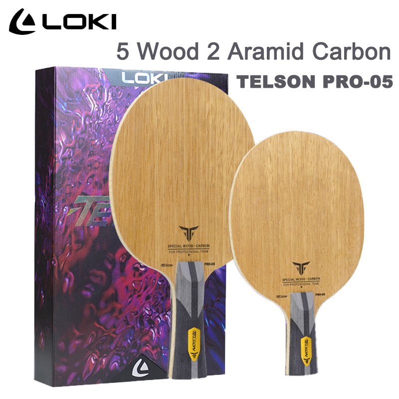 Table Tennis Racket - LOKI TELSON PRO-05 卓球ブレード 5 ウッド