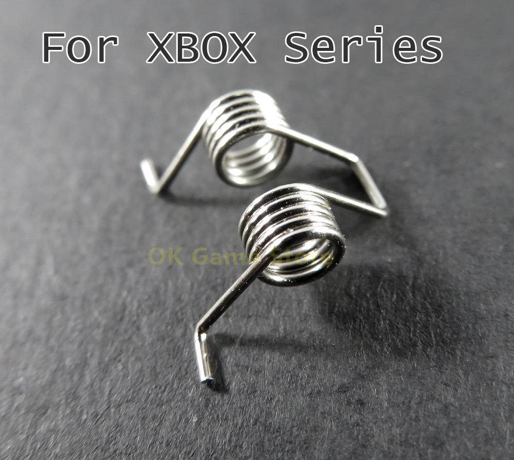 Table Tennis Xbox Game - スペアトリガー付きスプリングボタン,xboxシリーズ,ゲームコントローラー,修理部品用の金属バーサポート,1ピース/ロット