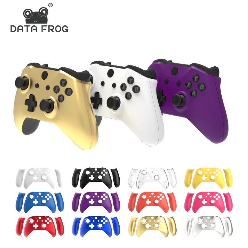 Table Tennis Xbox Game - DATA FROG カスタムDIYハウジングシェルケース 滑り止めグリップ付き交換用改造パーツ Xbox One