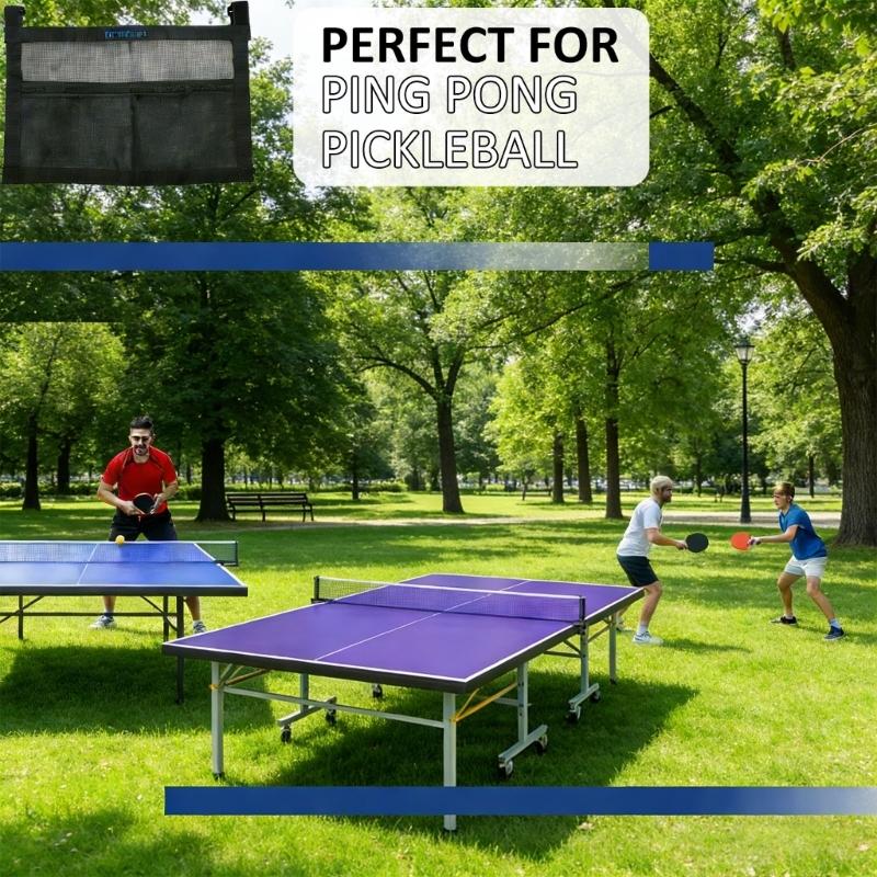 Table Tennis Net - 652F 常設ネットトーンサウンドギア収納バッグ テーブルマウント下の通気プランで機器をメンテナンスし、ラケットやラケットをドライに整理します