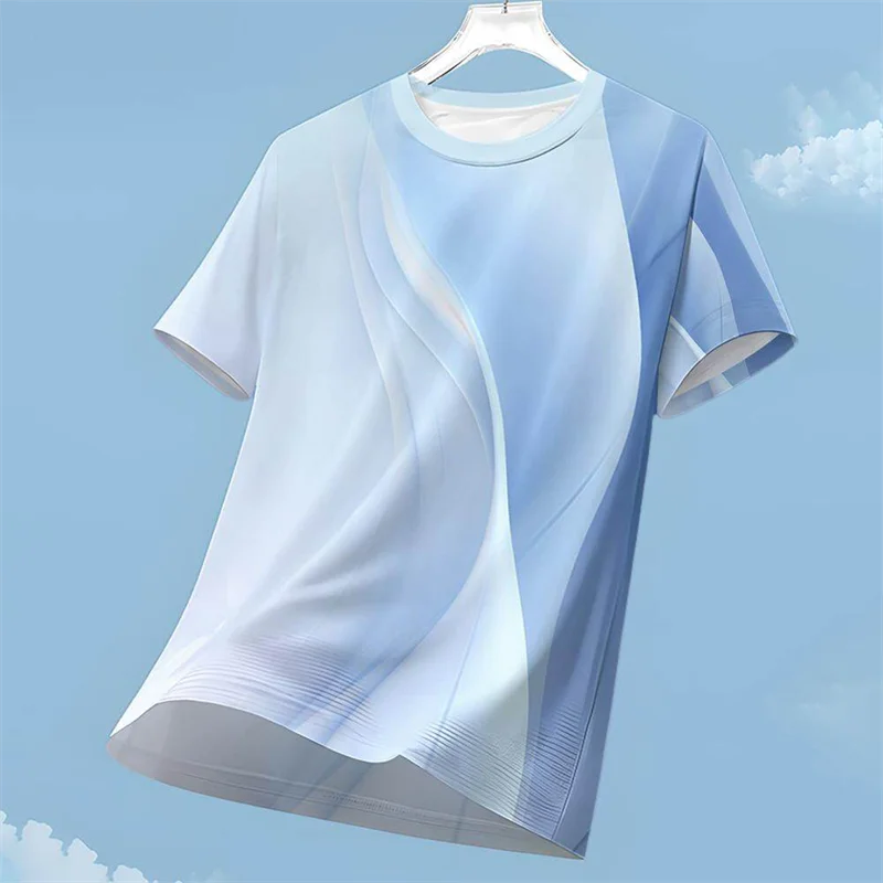 Table Tennis Graphics - ファッション幾何学グラフィック 3D プリントスポーツ Tシャツ夏カジュアルランニング卓球 Tシャツトレンディなストリートメンズ Tシャツ