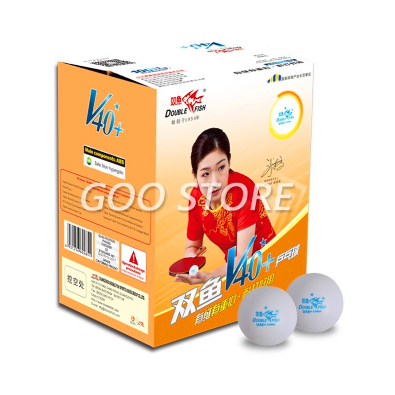 100個入り ダブルフィッシュ V40+ 1スター ABS  - Table Tennis Olympics のレビューと価格