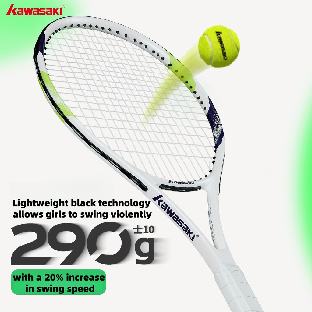 Kawasaki ライトテニスラケットセット カーボン複合ラ - Table Tennis Japan のレビューと価格