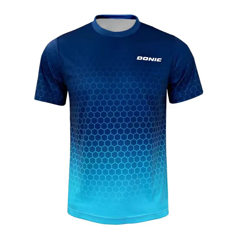 メンズ新作卓球Tシャツ、3Dプリント入り、夏用通気性バドミン - Table Tennis China のレビューと価格