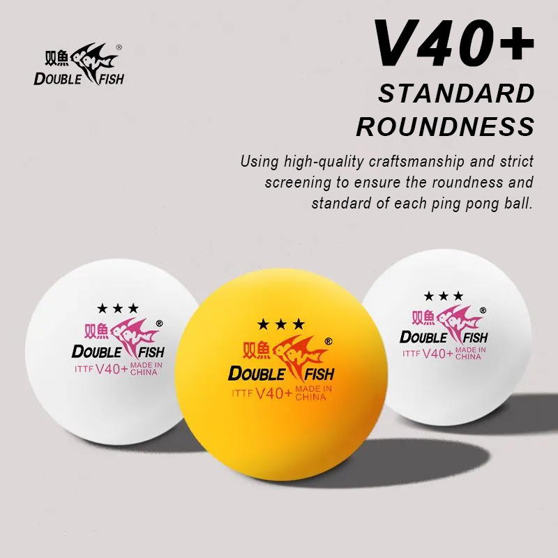 DOUBLE FISH 3 スター V40+ 30/50/1 - Table Tennis Olympics のレビューと価格