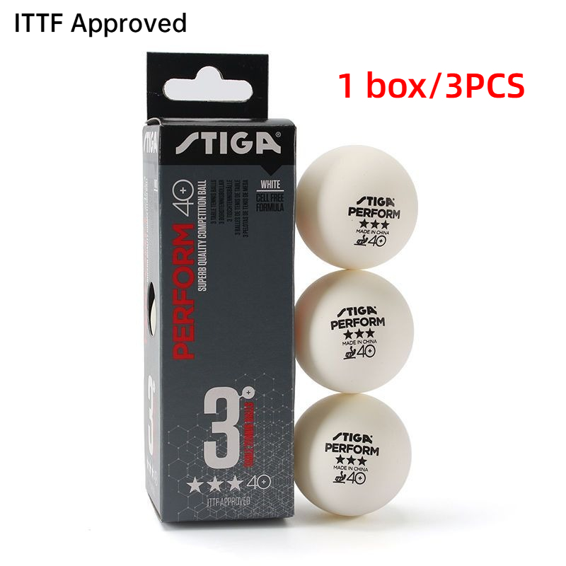 STIGA 3 スターズ卓球ボール 40+ ABS 新素材ピ - Table Tennis Olympics のレビューと価格