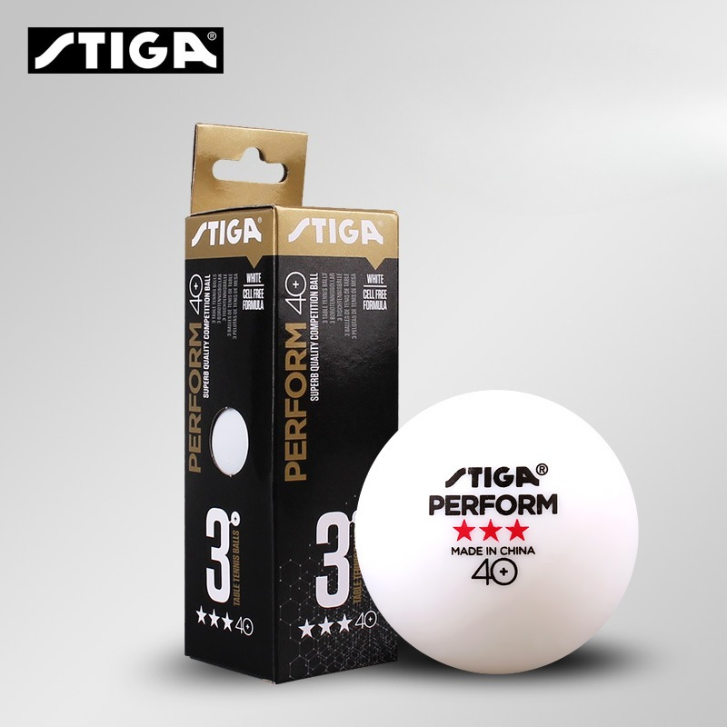 STIGA 3 スターズ卓球ボール 40+ ABS 新素材ピ - Table Tennis Olympics のレビューと価格