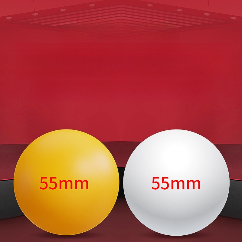 55mm卓球用大型ボール、家庭用トレーニング卓球、耐摩耗性が - Table Tennis Olympics のレビューと価格
